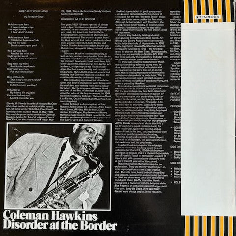 Release: Disorder At The Border-Vinyl-Japan-1973-ITJ-70073, SPJ-121, ITJ-70073-31932004