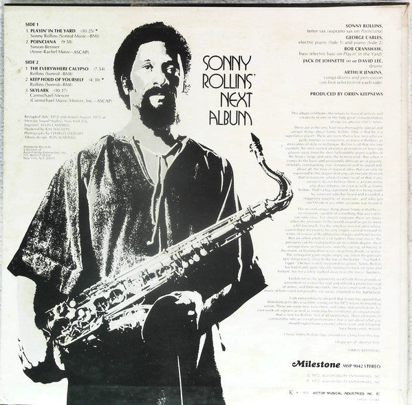 Release: Next Album-Vinyl-Japan-1972-SMJX-10144-13504224