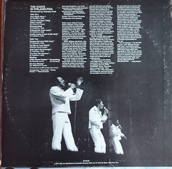 Master Release: The O'Jays In Philadelphia by The O'Jays