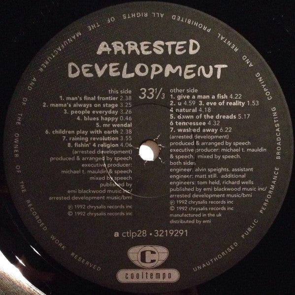 Release: 3 Years, 5 Months And 2 Days In The Life Of...-Vinyl-Europe-1992-CTLP28, 3219291-84952