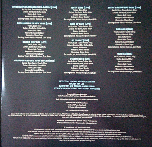 My Songs (Live)