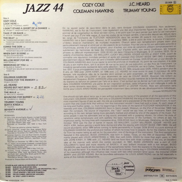 Master Release: Jazz 44 by Cozy Cole