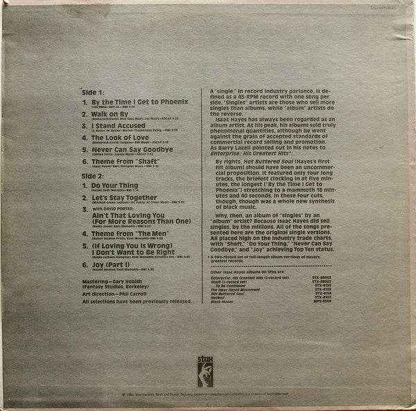 Release: Greatest Hit Singles-Vinyl-US-1982-MPS-8515-21066214