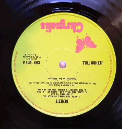 Release: Benefit-Vinyl-UK-1976-CHR 1043-12442274