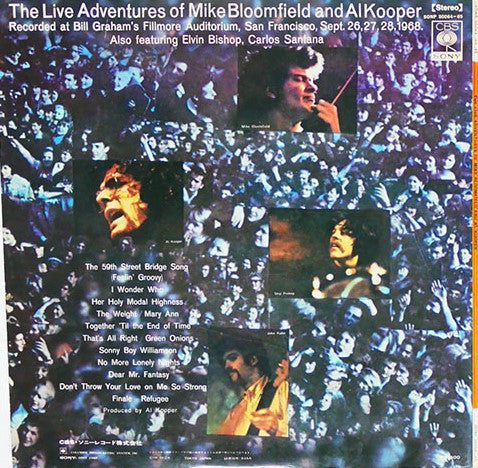 Release: The Live Adventures Of Mike Bloomfield And Al Kooper-Vinyl-Japan-1968-SONP-50064-10739947