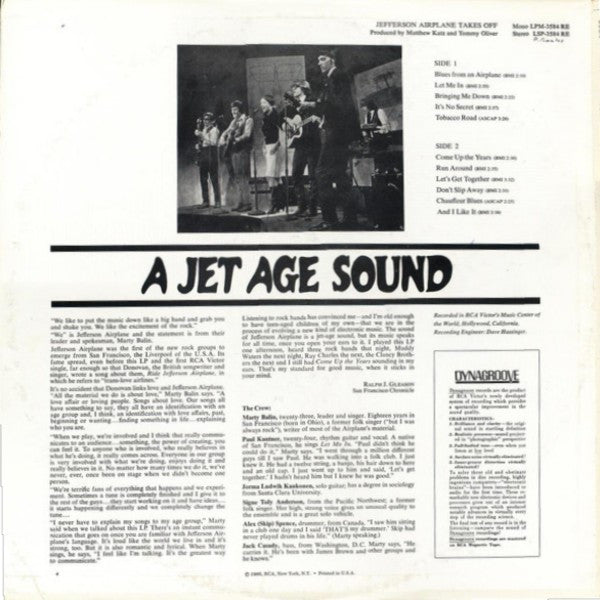 Release: Jefferson Airplane Takes Off-Vinyl-US-1969-LSP-3584, LSP-3584 RE, LSP 3584-25853707