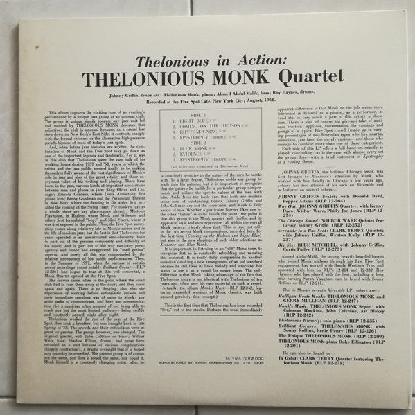 Thelonious In Action
