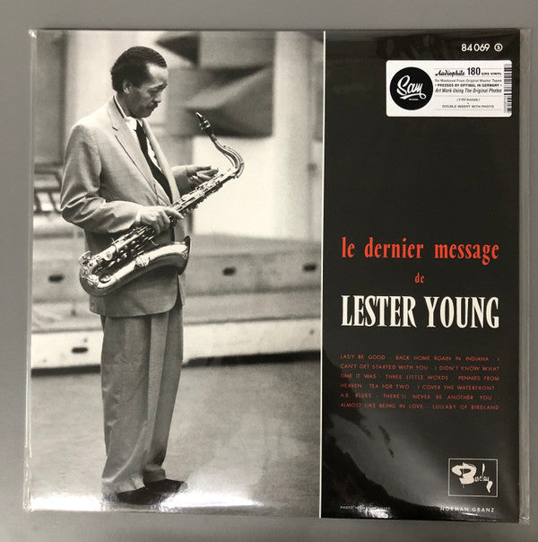 Release: Le Dernier Message De Lester Young-Vinyl-France-2021-84069, SRLP02-27700053