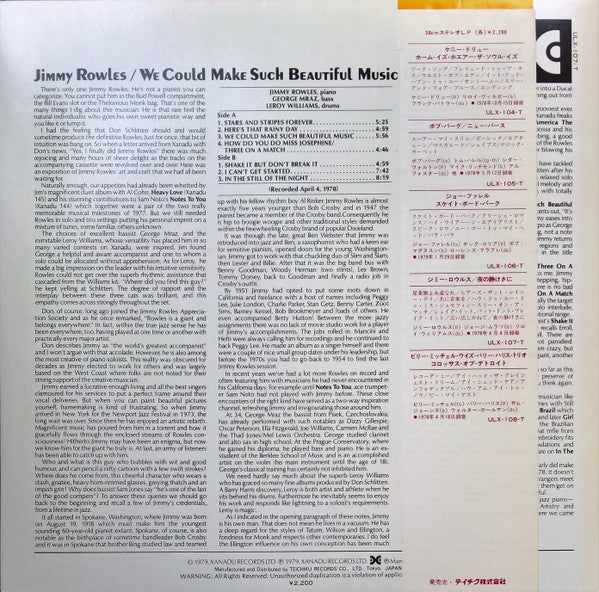 Release: We Could Make Such Beautiful Music Together-Vinyl-Japan-1979-ULX-107-T-12429906