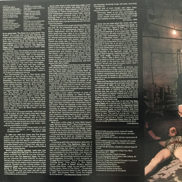 Master Release: The Basement Tapes by Bob Dylan