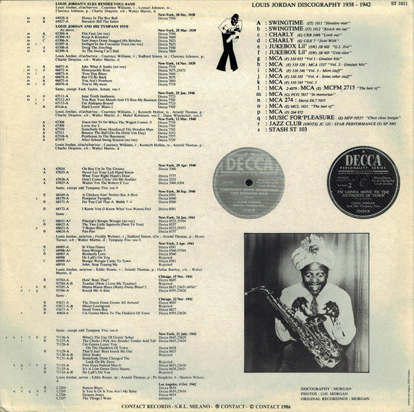 Master Release: Hoodoo Man Vol. 1 (1938-1940) by Louis Jordan And His Tympany Five