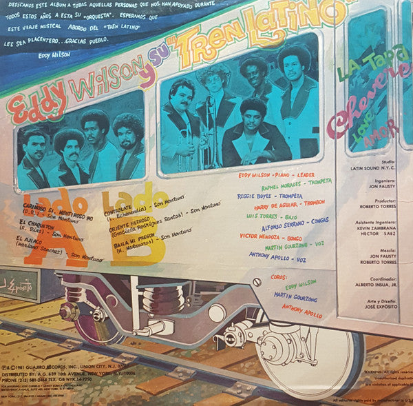 Release: Eddy Wilson Y Su Tren Latino-Vinyl-US-1981-GLP 4006, G.L.P. 4006-12044325