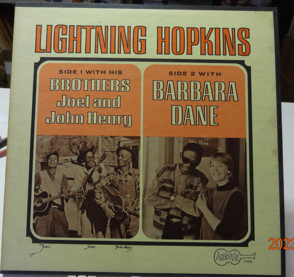 Master Release: Lightning Hopkins With His Brothers Joel And John Henry And With Barbara Dane by Lightnin' Hopkins