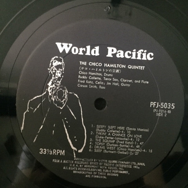 Release: Chico Hamilton Quintet In Hi-Fi-Vinyl-Japan-1957-PFJ 5035-18143044