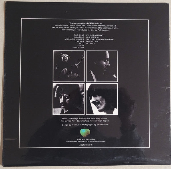 Release: Let It Be-Vinyl-UK-None-PCS 7096-26778101