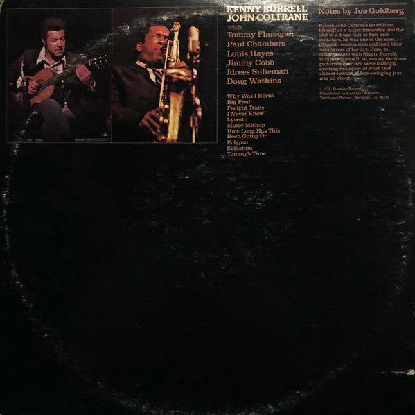 Release: Kenny Burrell / John Coltrane-Vinyl-US-1976-P-24059-11634687