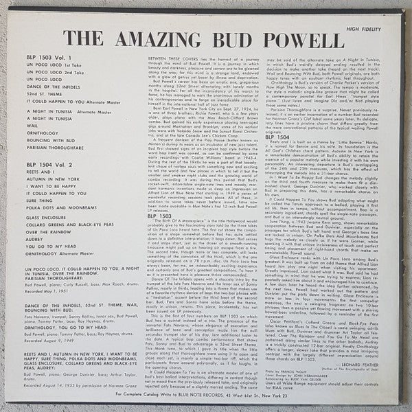 The Amazing Bud Powell (Volume 1)