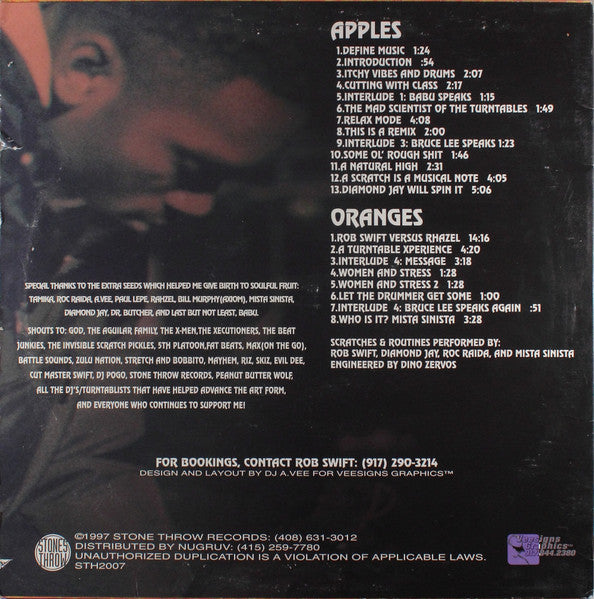 Master Release: Presents Soulful Fruit by Rob Swift