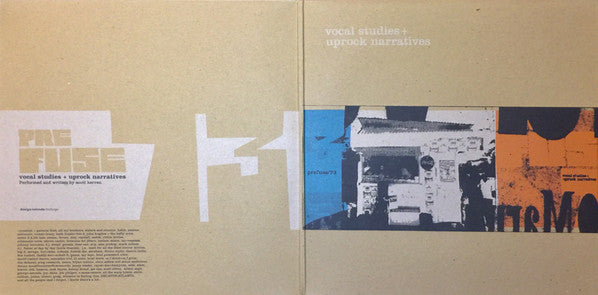 Master Release: Vocal Studies + Uprock Narratives by Prefuse 73