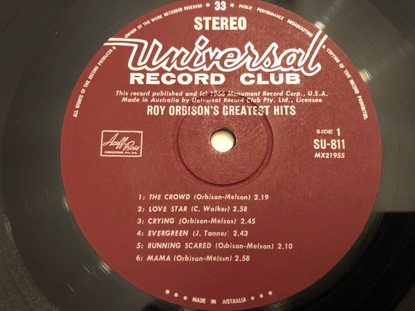 Roy Orbison's Greatest Hits