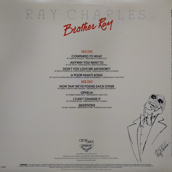 Release: Brother Ray Is At It Again!-Vinyl-Japan-1980-K28P-124, K28P-124-23268344