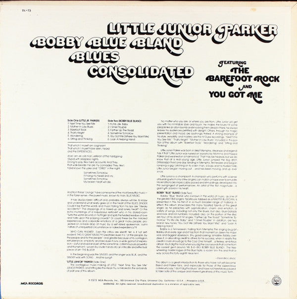 Blues Consolidated