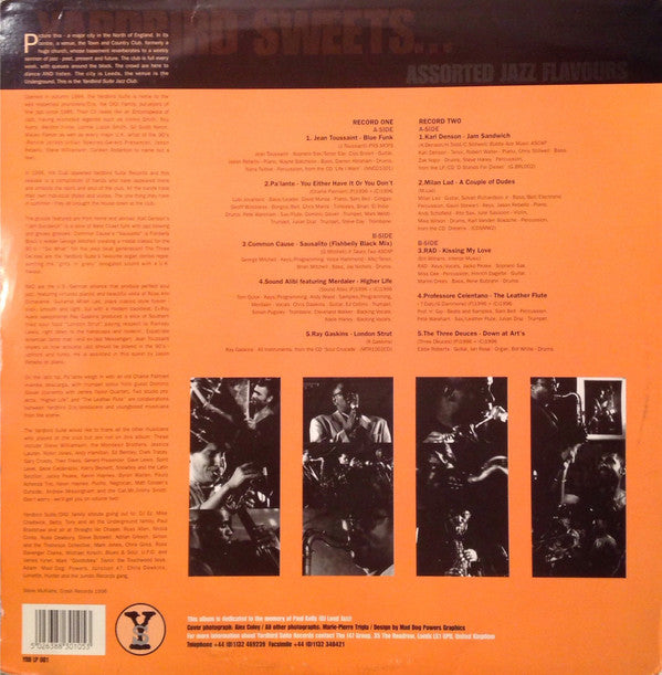 Release: Yardbird Sweets...Assorted Jazz Flavours-Vinyl-UK-1996-YRB LP 001-11755111