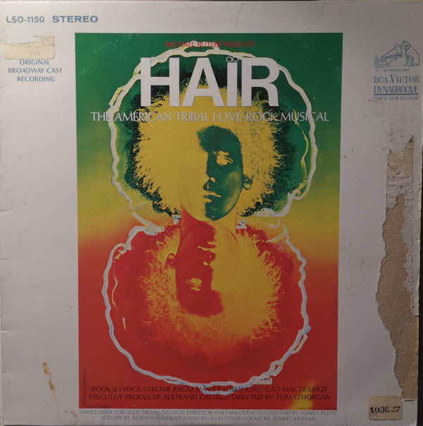 Release: Hair - The American Tribal Love-Rock Musical (The Original Broadway Cast Recording)-Vinyl-Canada-None-LSO-1150, LSO 1150-12608484