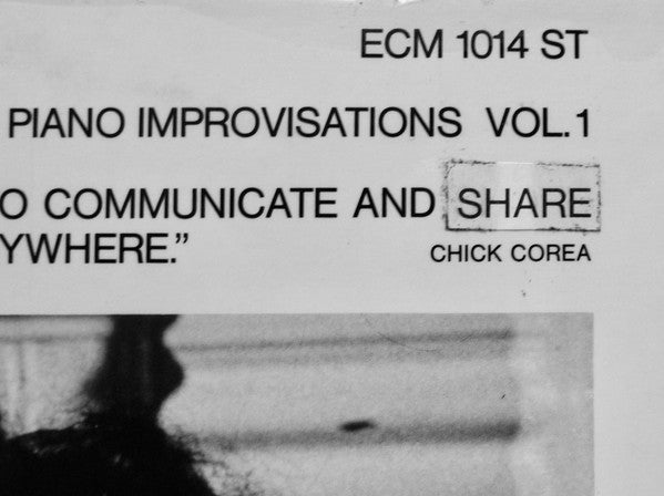 Piano Improvisations Vol. 1