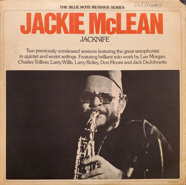 Master Release: Jacknife by Jackie McLean
