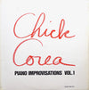 Chick Corea - Piano Improvisations Vol. 1 (Vinyl, LP, Album) Good Plus (G+) / Good Plus (G+)