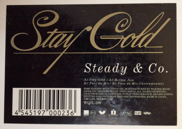 Master Release: Stay Gold by Steady & Co.