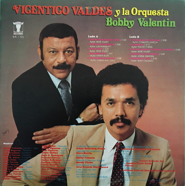 Master Release: Vicentico Valdés y la Orquesta Bobby Valentin by Vicentico Valdés