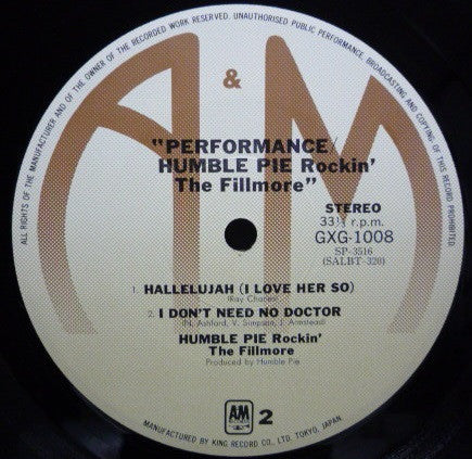 Performance: Rockin' The Fillmore
