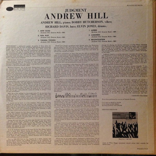 Release: Judgment!-Vinyl-US-1973-BST-84159-4094273