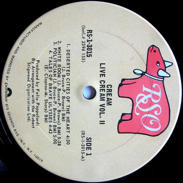 Live Cream Volume II