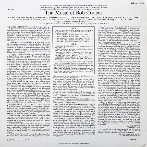 Coop! The Music Of Bob Cooper
