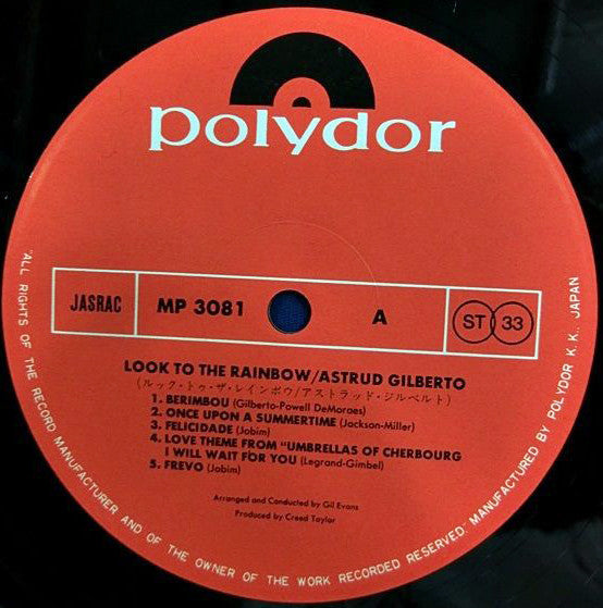 Release: Look To The Rainbow-Vinyl-Japan-None-MP 3081-7429686
