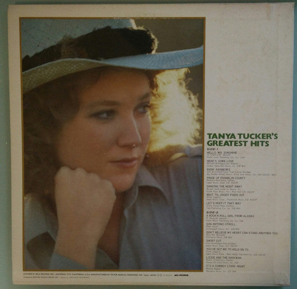Release: Tanya Tucker's Greatest Hits-Vinyl-Japan-1978-VIM 10024, MAPS 8858-7935886