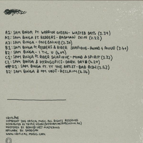 Release: Wasted Days-Vinyl-UK-2015-CRITLP08-7487454
