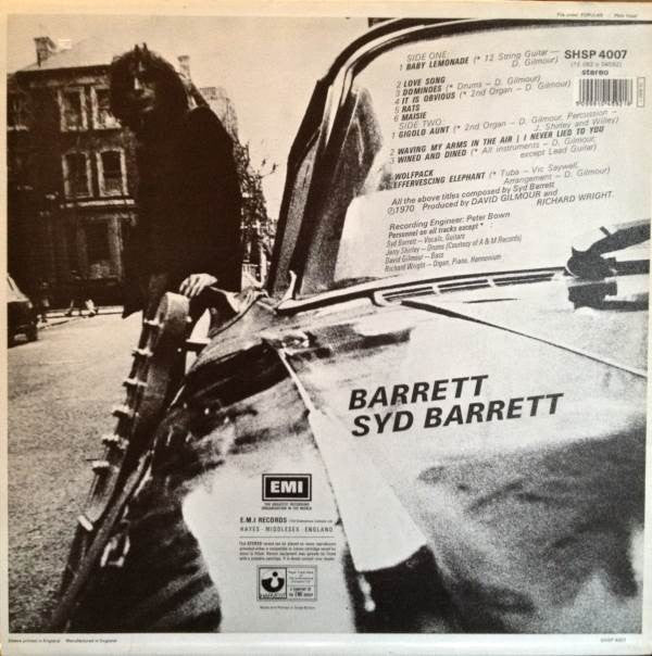Master Release: Barrett by Syd Barrett