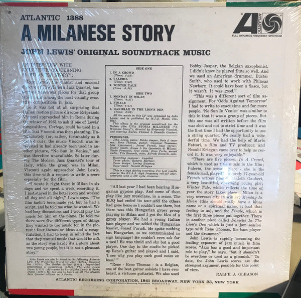 Release: A Milanese Story (Original Soundtrack)-Vinyl-US-1962-1388-3205073
