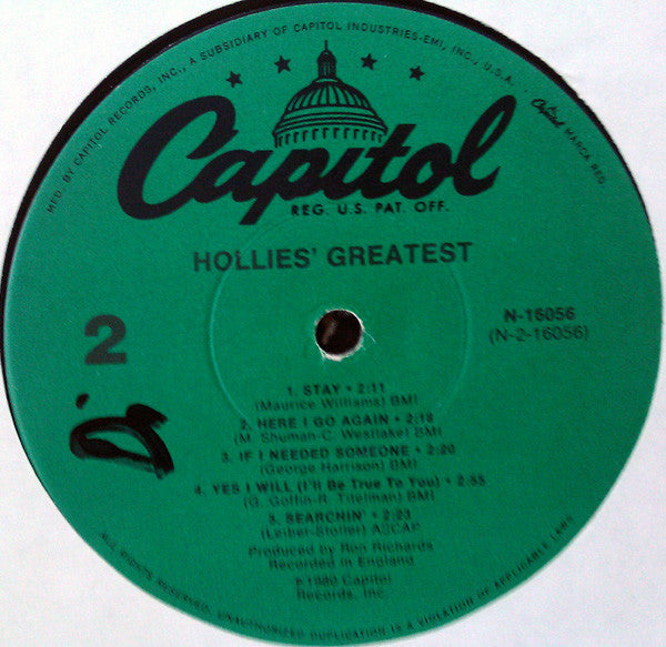 Hollies' Greatest