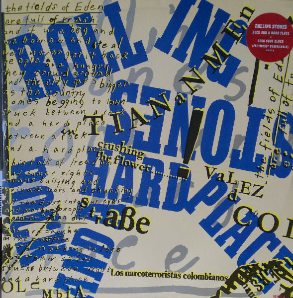 Release: Rock And A Hard Place-Vinyl-UK-1989-655422 8, 655422-8-2774737