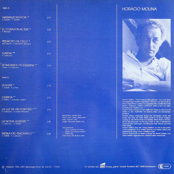 Master Release: Tango Canción by Horacio Molina