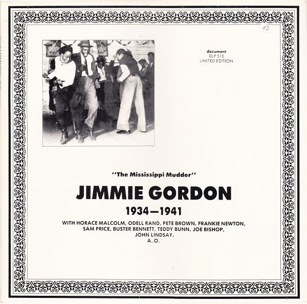 Master Release: 1934-1941 ("The Mississippi Mudder") by Jimmie Gordon