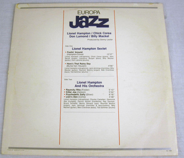 Master Release: Europa Jazz by Lionel Hampton