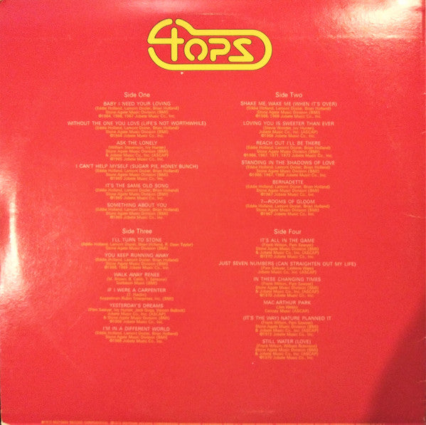 Release: The Best Of The Four Tops-Vinyl-US-1973-M 764D DJ-8036480
