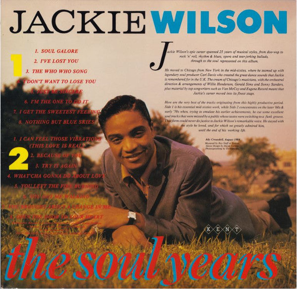 Master Release: The Soul Years by Jackie Wilson