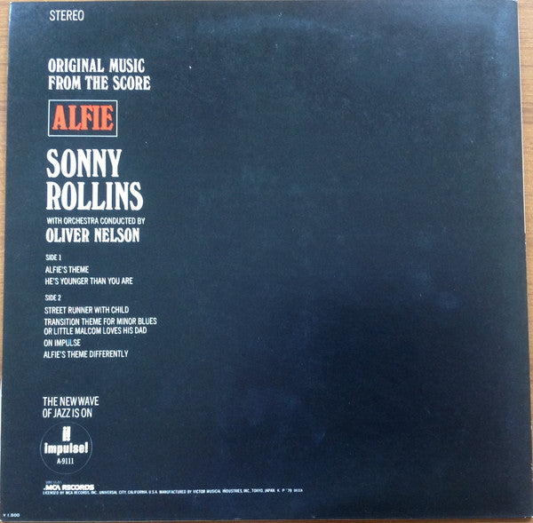 Original Music From The Score "Alfie"